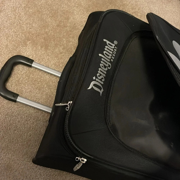 Disney Rolling Luggage - Mickey Mouse Design - Black and White - 28" - Picture 4 of 15